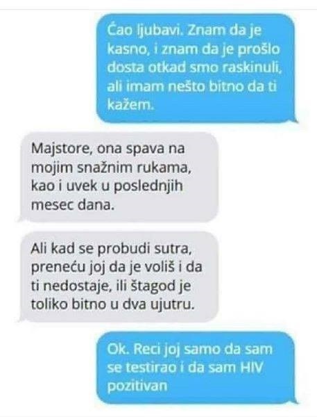 i želim ti laku noć..frajeru
