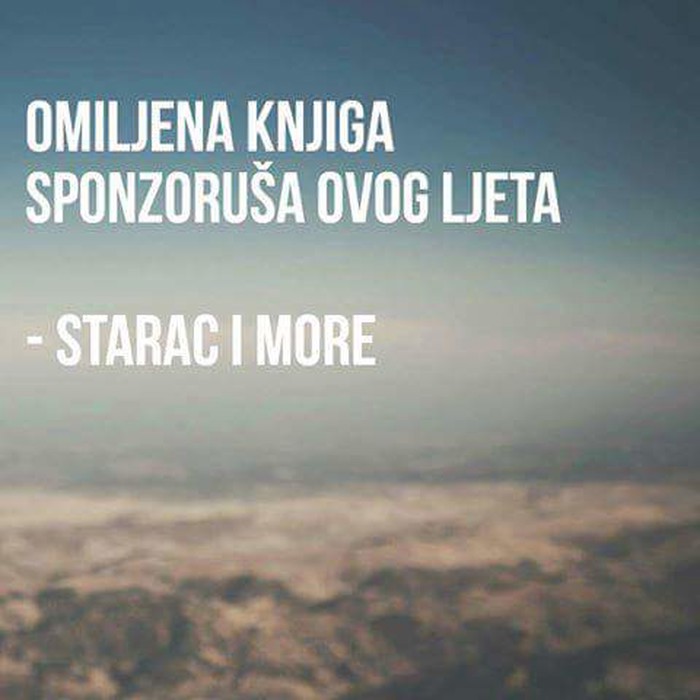 nije Hemingway već život..