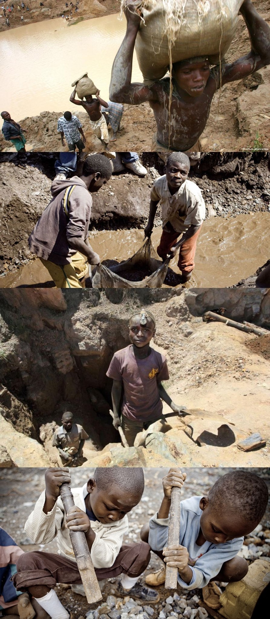 Tamna strana kompanija Apple, Sony i Samsung – 40 000 djece u Kongu za njih radi 12 sati za 1 ili 2 dolara dnevno..