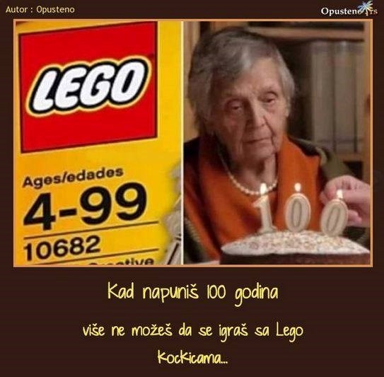 eh, godine, godine..ali ne tugujte, nešto se šuška da upravo rade legiće za igranje i do 110 godina.:)))