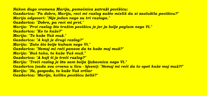 povišica..:)))