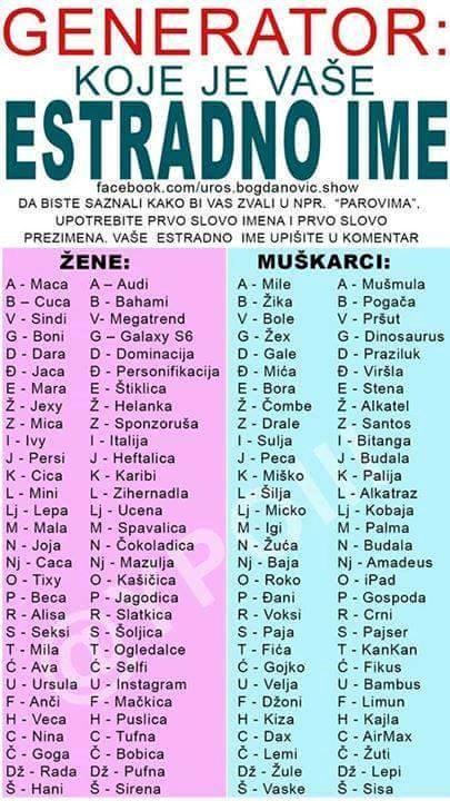 estradno ime..