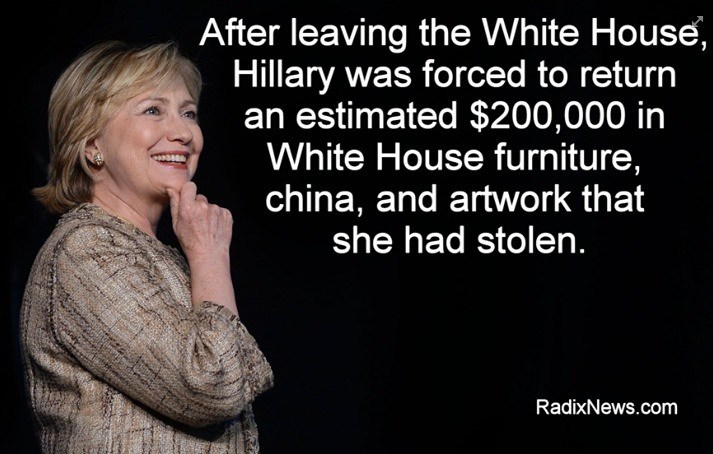 hillary klepto  ???