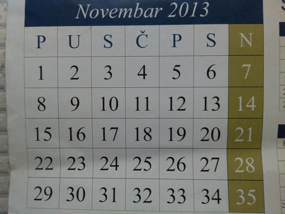 kalendar jednog kapitaliste..:))