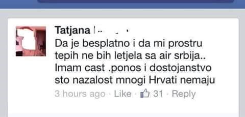 ma..bitno da se mrzi..