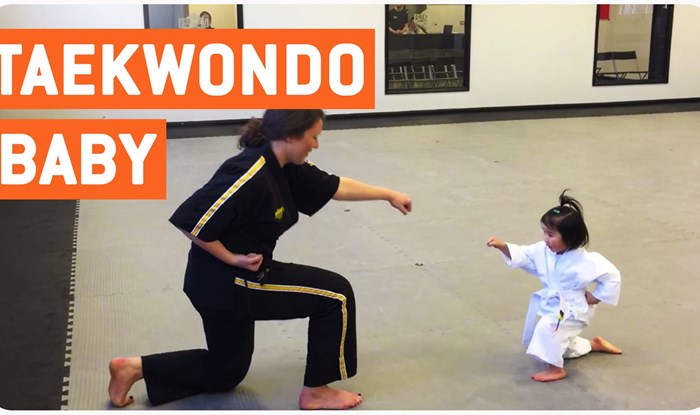 nastup 3-godišnje učenice Taekwondoa..pojas možda, ali srce svakako osvaja..:)) video