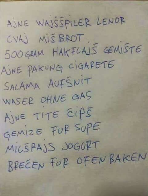 ajne popis za Kauf..