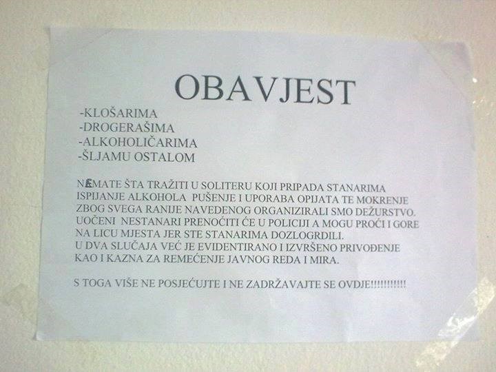 obavijesti se i razguli..