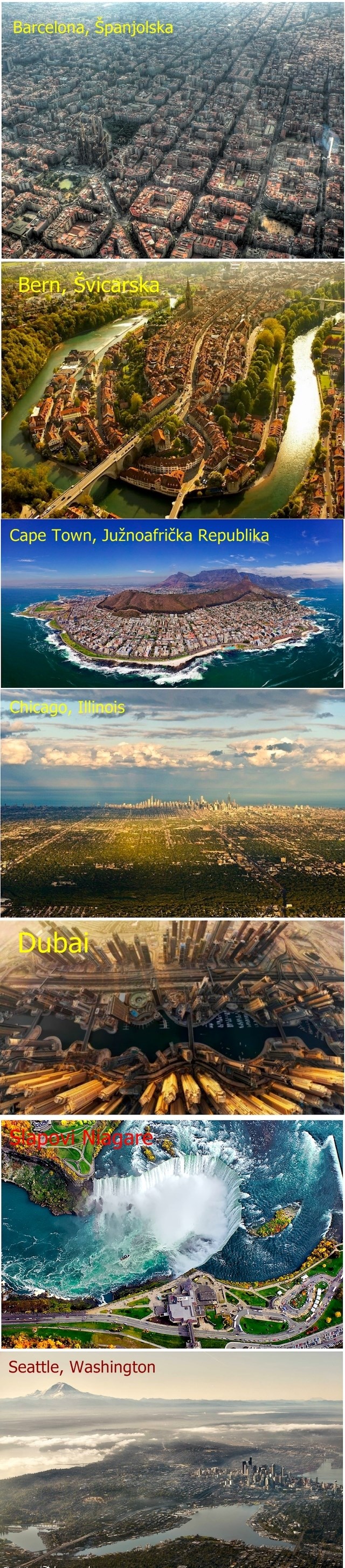 svijet iz ptičje perspektive..