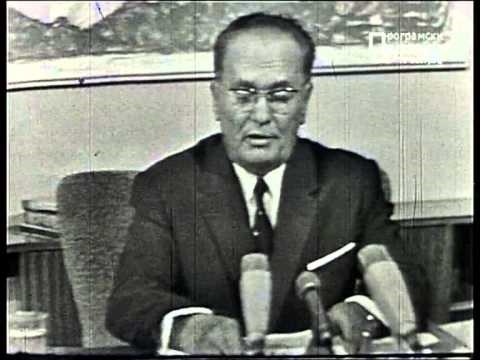 Tito govori studentima. Beograd, 9. jun 1968. godine..video