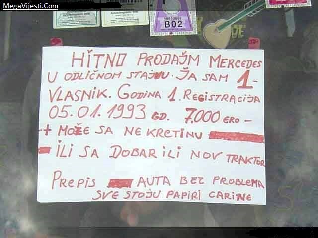 jednostavno poželiš mijenjati nekretinu za ovakav auto..