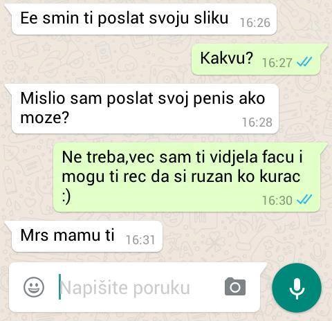 ne traži ono što ne možeš primiti..:))