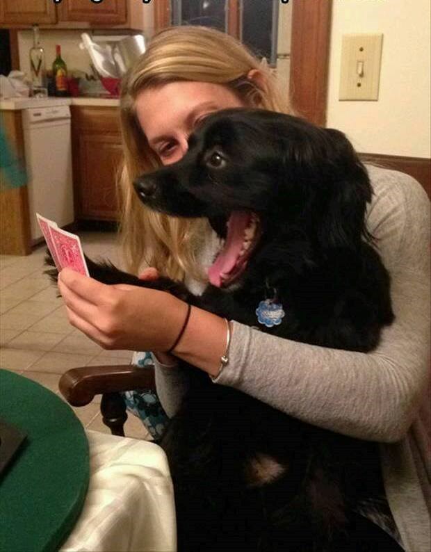 poker face..