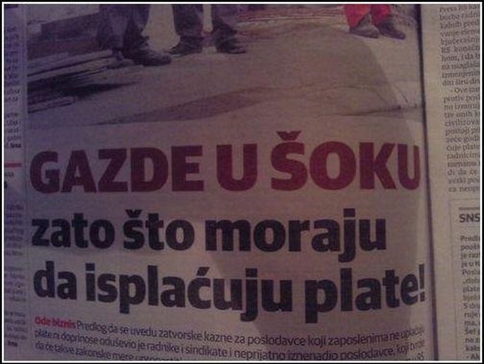 kako je danas lako šokirati ljude...