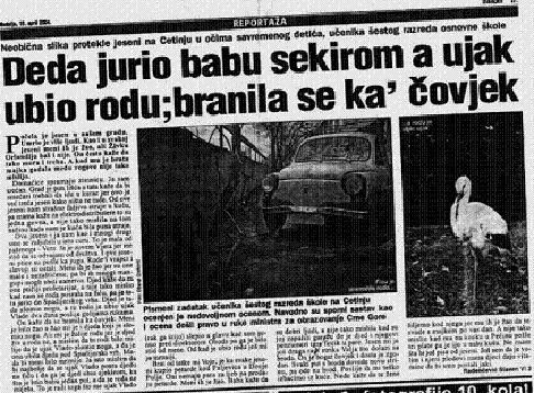 reportaža sa mjesta događaja..