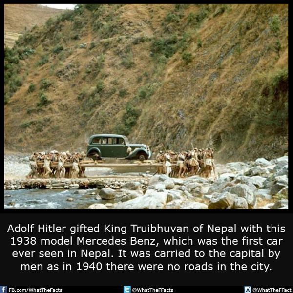 u nedostatku cesta mercedes može i na nosilima..