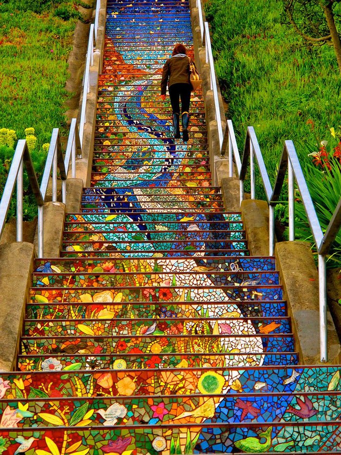16th Avenue Tiled steps, San Francisco