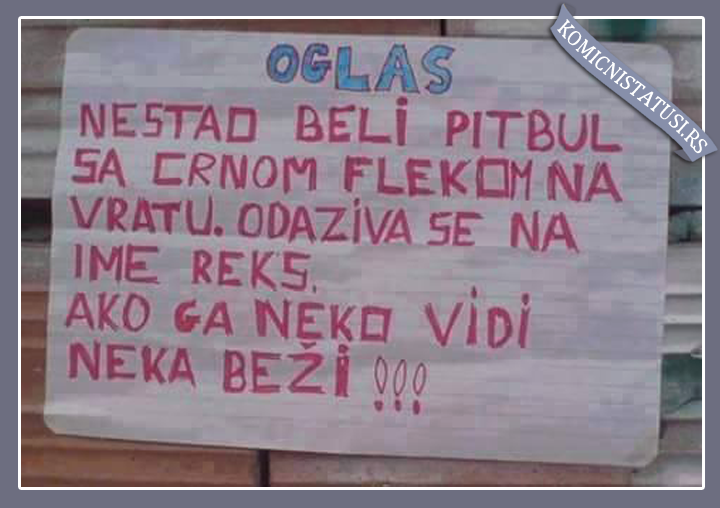 upozorenje..