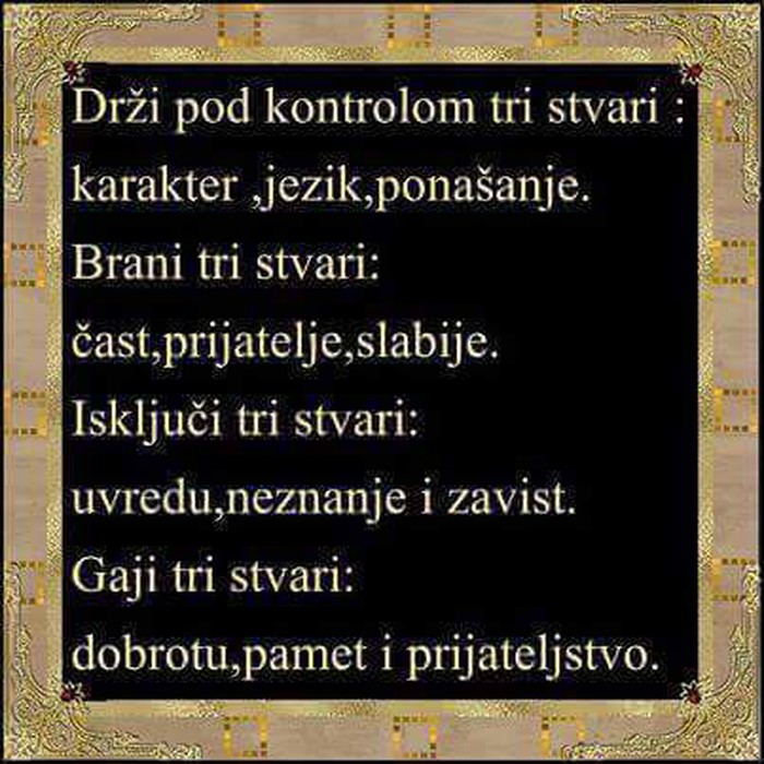 recept za dobru osobnost..:))