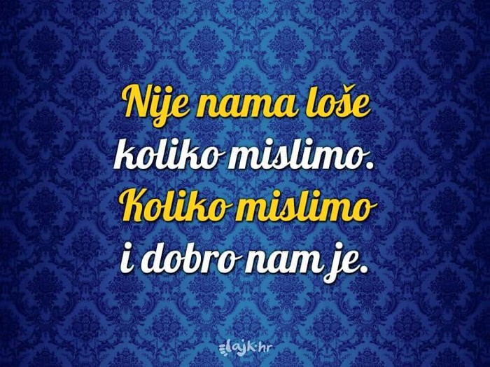 ni slova dodati..