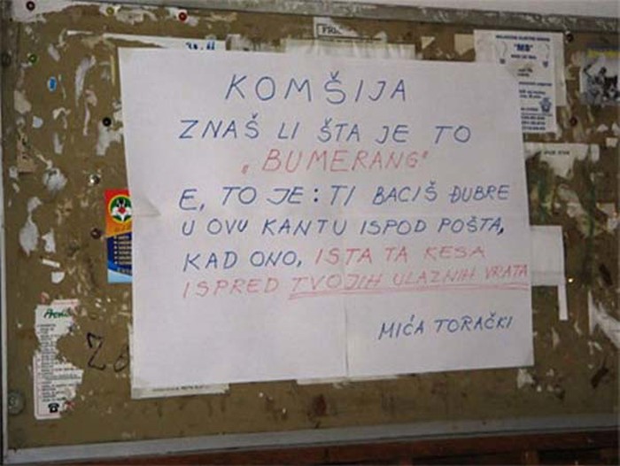 bumerang..