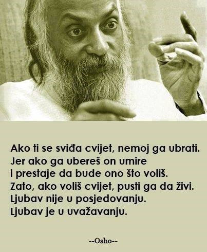 ljubav nije u posjedovanju..