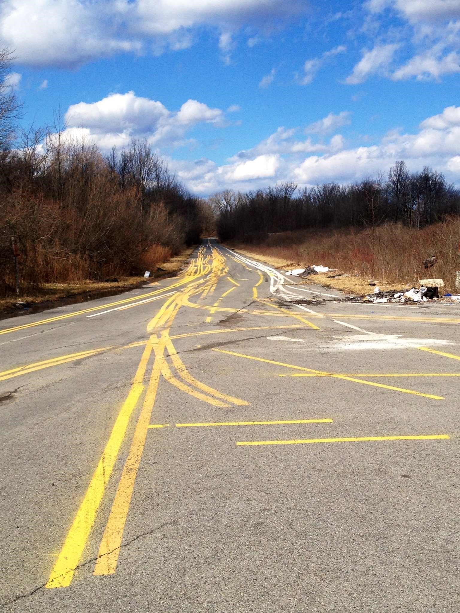 teren za polaganje ispita za signalizaciju na cesti..