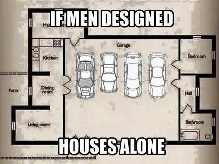 kada bi muškarci projektirali kuću..:)))