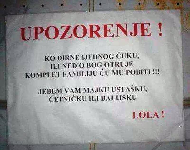 upozorenje..