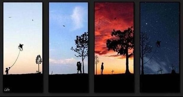 život u četiri slike..