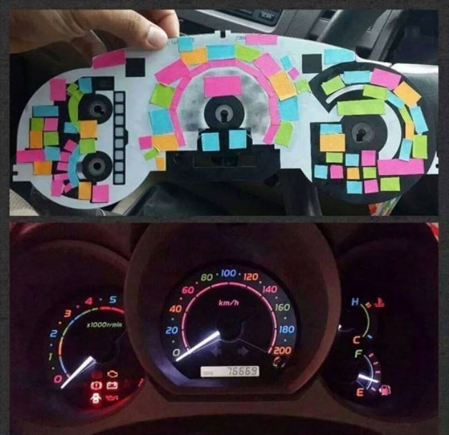 uredite sami kontrolnu ploču na svom autu..