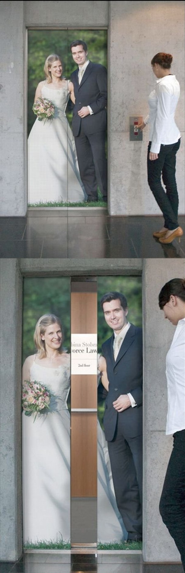 Kreativni lift kod advokata za razvode..:)))