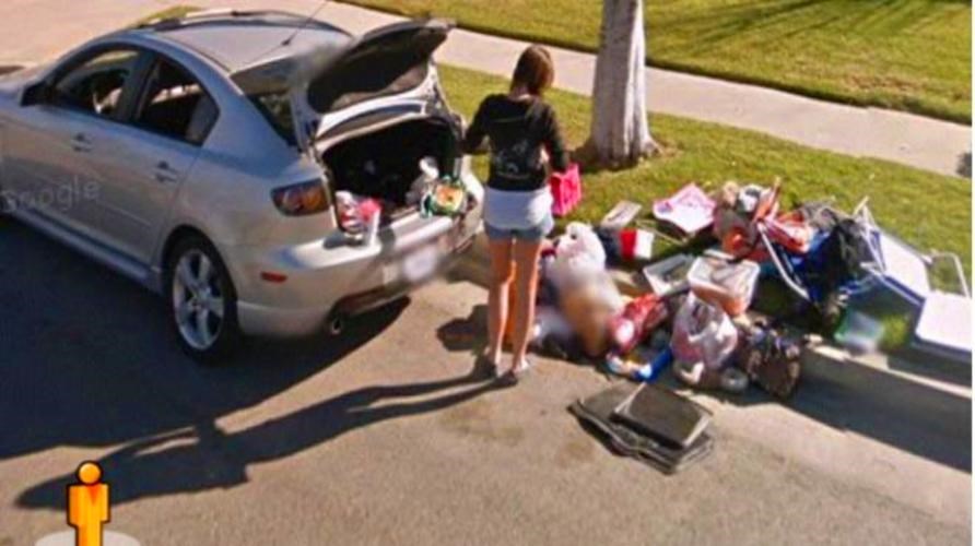 google street view..