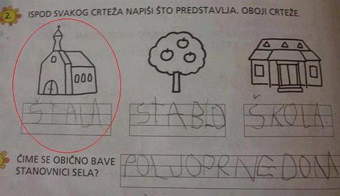 netočno..stanovnici sela su nezaposleni i ničim se ne bave..
