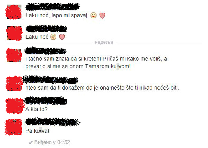 zbog tebe..