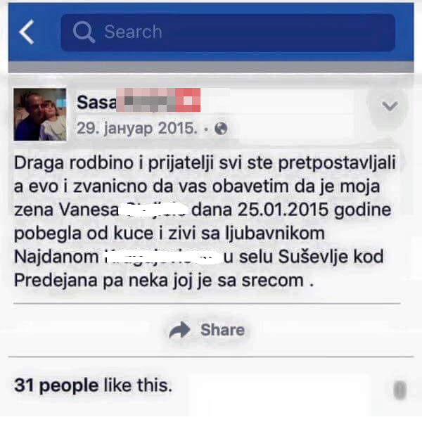 e, moj Saša, reci, Saša, gdje je sada ljubav naša..:))((