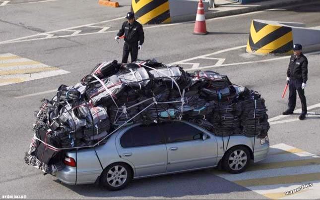 haha..bolje riskirati sudar nego platiti dostavu..