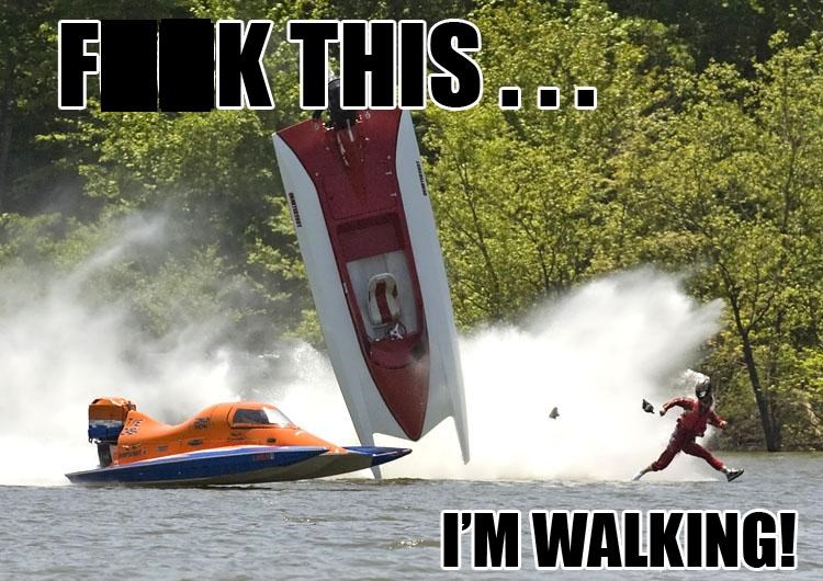 sigurnije je na svojim nogama..