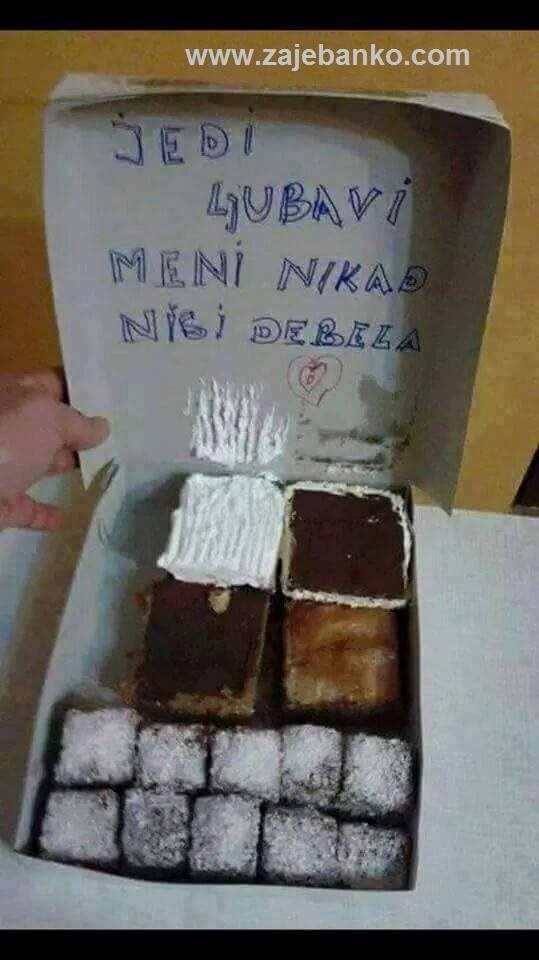 haha..:)) vjerojatno joj prisjelo..