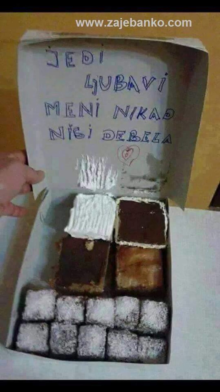 haha..:)) vjerojatno joj prisjelo..