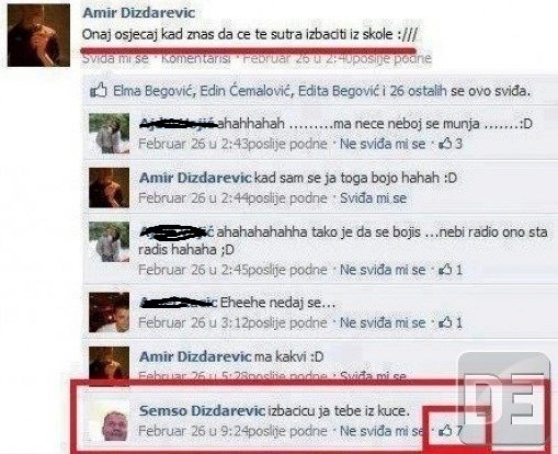 haha..ni na fejsu nema sigurnosti..:))