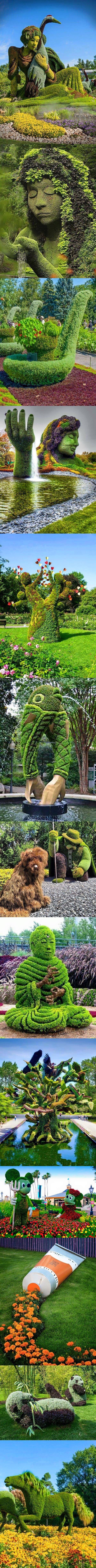 skulpture biljaka u Montrealu
