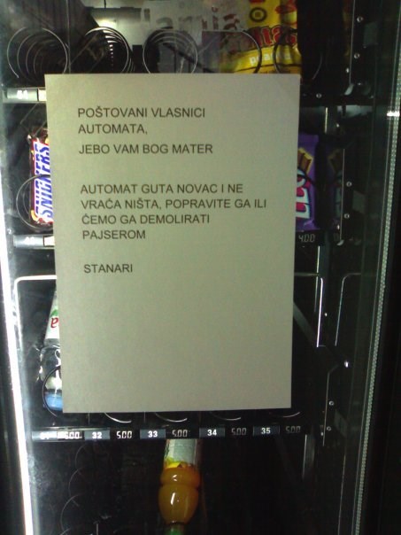 poštovani vlasnici..
