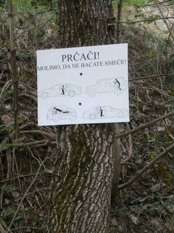 prčite, ali ne zagađujte..