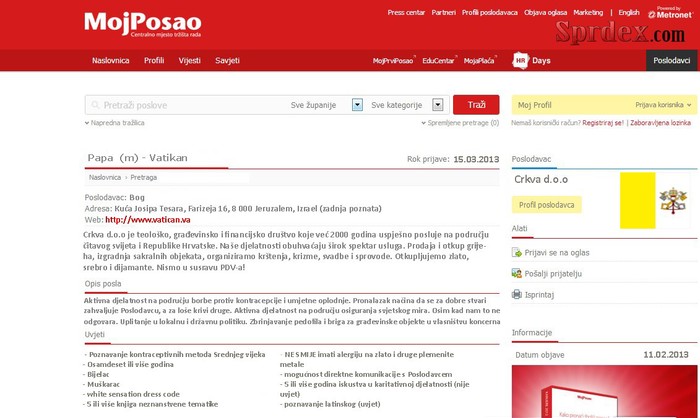 posao snova..