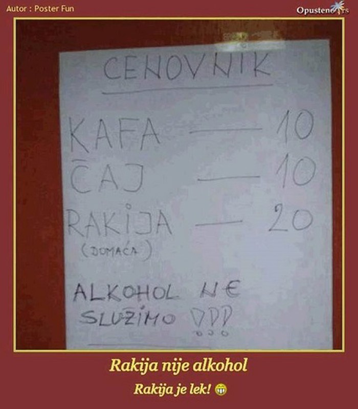 lijek nema cijenu..