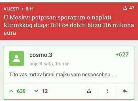 i Hrvatska je taj dug naplatila, ali je svejedno Titovu bistu uklonila..