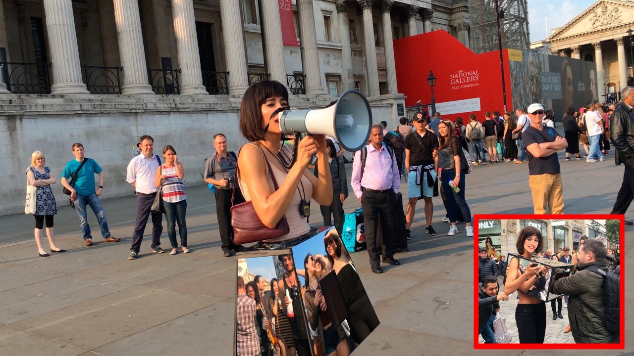 Düsseldorf, London, Amsterdam samo su neke od lokacija na kojima je ova djevojka dozvolila prolaznicima da joj dodiruju intimne dijelove tijela..video