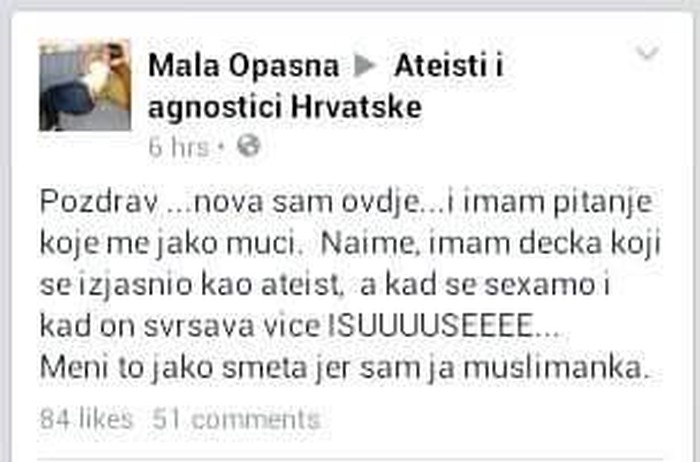 nezgodno..