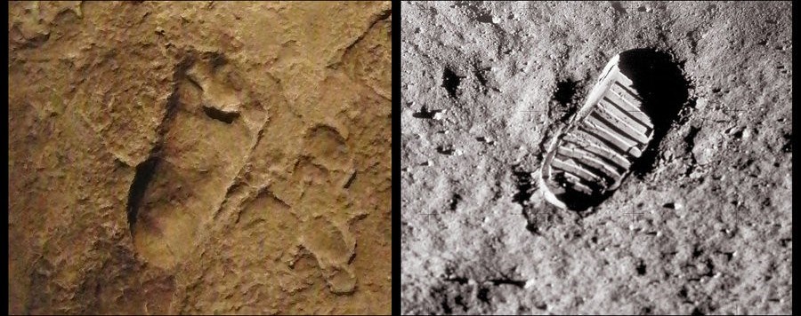 između ova dva otiska se smjestilo 3.6 milijuna godina..fascinantno ??